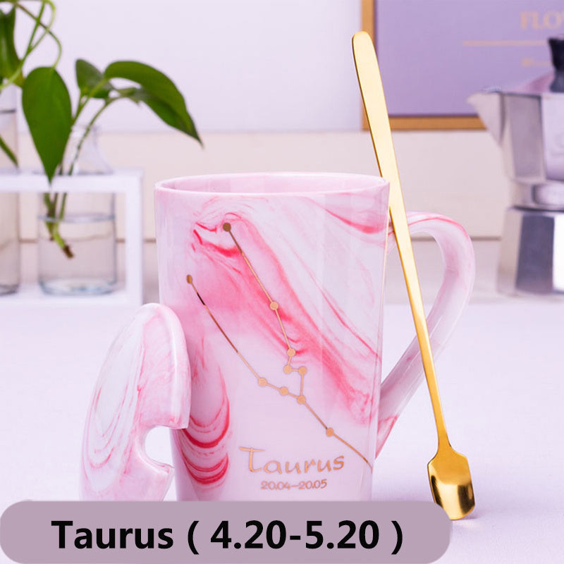 Nordic Creative Ceramic Mug Twelve Constellation Mug